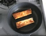 チーズ入り豚バラキムチ春巻き作り方4写真