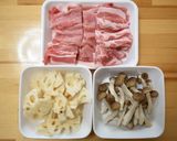 レンコンと豚肉の粒マスタード炒め♪作り方1写真