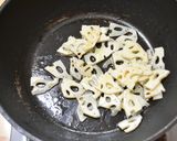 レンコンと豚肉の粒マスタード炒め♪作り方3写真