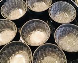 黒糖・チーズ入り蒸しカップケーキ作り方1写真
