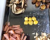 銀杏、甘栗入り中華ちまき作り方3写真