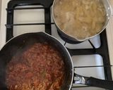 お肉たっぷりトマトソースのショートパスタ作り方4写真