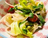 新玉ねぎとパクチーのタイ風サラダ作り方4写真