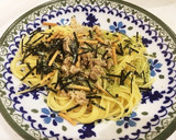 和えるだけ♪お茶漬けで簡単和風パスタ作り方4写真