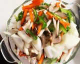野菜とミンチの味噌炒め作り方1写真