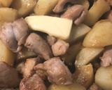 鶏とじゃがいもの味噌バター炒め作り方7写真