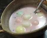 桜のお汁粉（⌒◇⌒）生麩 白玉 桜あん編作り方11写真