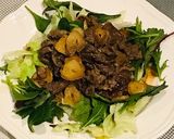 簡単牛肉のポン酢炒め♫大根おろし乗せ作り方5写真