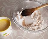 米粉とスペルト小麦で美味麦香る米麦粉パン作り方2写真