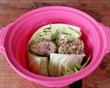 簡単！春キャベツとサバ水煮缶のレモン蒸し作り方3写真