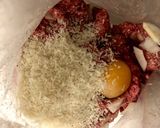 ニンニク醤油サラダハンバーグ作り方2写真