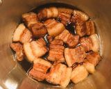 味がしっかり染みた照り照り角煮作り方4写真