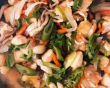 鶏胸肉と野菜のピリ辛中華風炒め作り方6写真