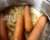 ショートパスタ♪残りもの一掃メニュー作り方1写真