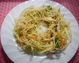 簡単！パリパリ麺のツナ餡かけサラダ作り方1写真
