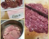 鶏レバーでスパゲッティーボロネーゼ作り方1写真