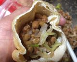 納豆 IN 油揚げ作り方3写真