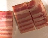 ベーコンとブロッコリーのトリュフ塩炒め作り方1写真