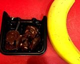 ピーナッツ入りチョコのバナナホットサンド作り方1写真