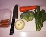 トマトケチャップ スープ作り方1写真