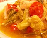 夫の好物♪豚バラとキャベツのトマト煮込み作り方7写真