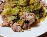 春キャベツと豚肉の味噌炒め作り方5写真