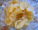 ♪キャラメルアップルの花びらケーキ♪作り方5写真