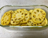 作り置き♡つまみ♡弁当♡マスタード蓮根作り方3写真