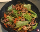 野菜たっぷり焼肉のタレで簡単野菜炒め作り方5写真