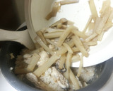 ウドと牡蛎（カキ）の炊き込みご飯作り方16写真