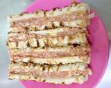 揚げない☆ちくわの磯部揚げ～肉みそ詰め～作り方2写真