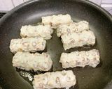 揚げない☆ちくわの磯部揚げ～肉みそ詰め～作り方4写真