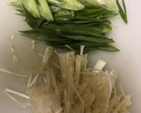 栃尾の油揚げ（もち麦入りネギ味噌）作り方2写真