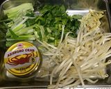 香港乾麺で作る蒸し焼きそば作り方1写真