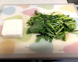 菜の花とちりめんじゃこと豆腐のアヒージョ作り方2写真