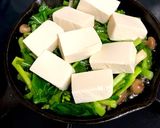 菜の花とちりめんじゃこと豆腐のアヒージョ作り方5写真
