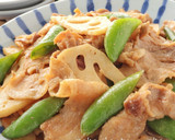 簡単＊豚こま肉とれんこんのオイスター炒め作り方5写真