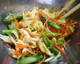 糖質制限！野菜のお好み焼き風作り方2写真