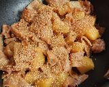 甘辛な豚大根の煮物♪作り方5写真