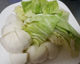 簡単！春ポトフ(キャベツ、かぶ、鶏）作り方1写真