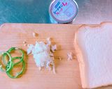 朝食に！旨辛！ツナカレートースト作り方1写真