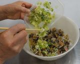 スンキ とジャコのめんつゆ和え作り方3写真