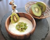 お腹すっきり!キウイはちみつヨーグルト作り方6写真