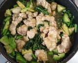 生だしでアボカドと若鶏の甘酢炒め作り方5写真