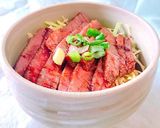 焼いてのせるだけ！簡単柔らかステーキ丼作り方7写真