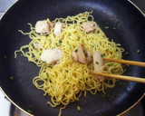 あっさり×ガッツリ★鶏と葱の旨塩焼きそば作り方13写真