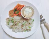 【離乳食 後期】アジそぼろ作り方4写真
