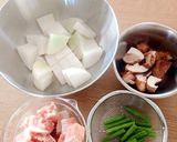 ご飯がすすむ♡鶏肉と大根の炒め煮♡作り方1写真