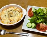 じゃがいもとしめじのミートペンネグラタン作り方7写真