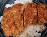 ☆残ったチキンカツで♪カツ丼☆作り方1写真